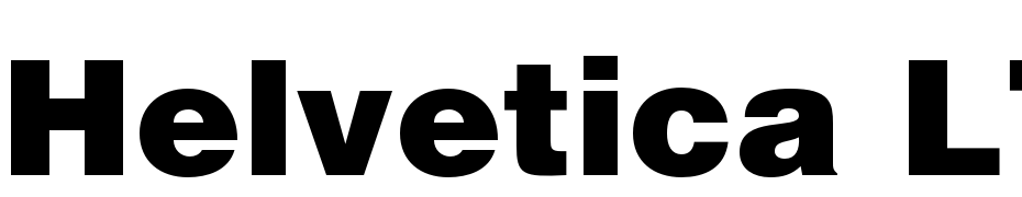 Helvetica LT Std Black Font Download Free